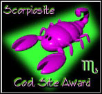 Scorpiosite Cool Site Award - jpg