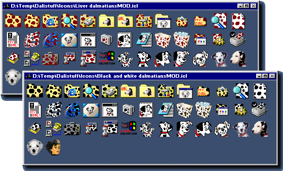 A large Collection of Dalmatian Icons