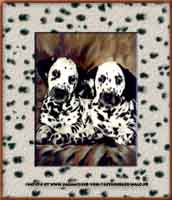 Click to send this cute Dalmatian postcard